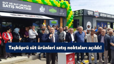 Derince Belediyesi, Taşköprü Süt ve Süt Ürünleri Satış Noktaları ile
