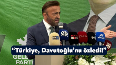 Gelecek Partisi Genel Başkanı Ahmet Davutoğlu ve eşi Sare Davutoğlu