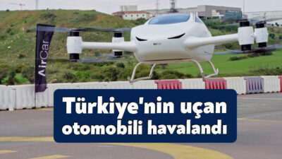 Kocaeli'de geliştirilen yerli uçan otomobil AirCar, insanlı uçuşlara başladı. Projeyi