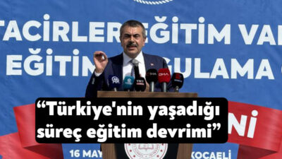 Milli Eğitim Bakanı Yusuf Tekin, "UNDP raporu, teknolojik yenilikler konusunda