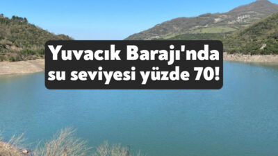 Kocaeli'nin içme suyu ihtiyacının büyük bölümünü karşılayan Yuvacık Barajı'nda su