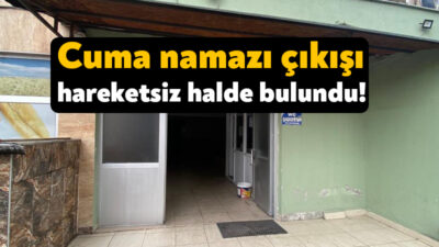 Kocaeli'nin Körfez ilçesinde cuma namazı çıkışında şadırvanda hareketsiz halde bulunan