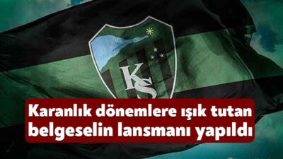 Kocaelispor’un geçmişte yaşadığı zorlukları ve yeniden yükselişinin anlatıldığı Emeğin Rengi