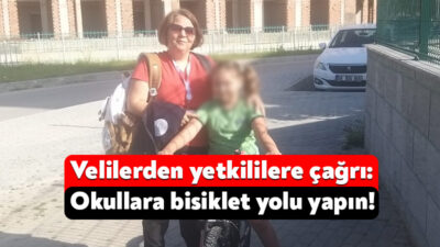 Kocaeli’deki veliler bisiklet yolu ve bisiklet park yeri için çağrı