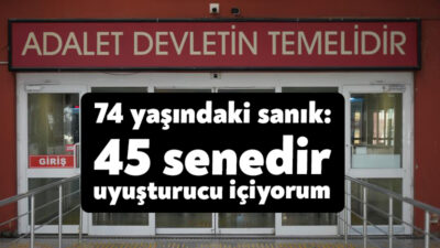 Kocaeli'de oğlu ile birlikte uyuşturucu ticareti suçundan tutuklu yargılanan 74