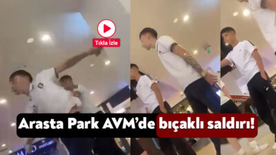 Kocaeli'nin İzmit ilçesinde bulunan bir AVM'de arkadaşlarıyla gezen genç, bir