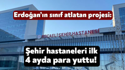 Birisi Kocaeli’de olmak üzere yurdun çeşitli noktalarında açılan şehir hastanelerine