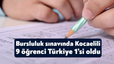 Kocaeli genelinden 9 öğrenci, 27 Nisan tarihinde yapılan İOKBS sınavında