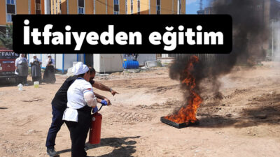 Büyükşehir İtfaiyesi, Ali Fuat Cebesoy KYK Yurdu personeline yönelik uygulamalı