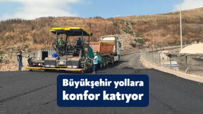 Kocaeli Büyükşehir Belediyesi, İzaydaş tesisinin iç yollarında oluşan bozulmalara karşı