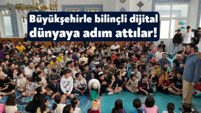 Kocaeli Büyükşehir Belediyesi’nin çocuklara yönelik düzenlediği “Oyun Arkadaşım Sertaç Abi”