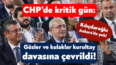 Türkiye’nin siyaset gündeminde gözler bugün Ankara’ya çevrildi. CHP’nin 38. Olağan