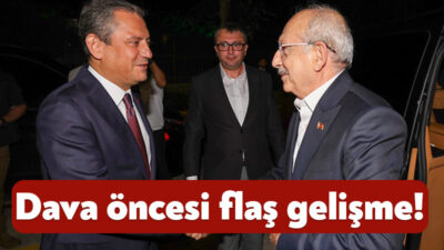 Cumhuriyet Halk Partisi’nin yarın Ankara’da görülecek davası öncesinde önemli bir