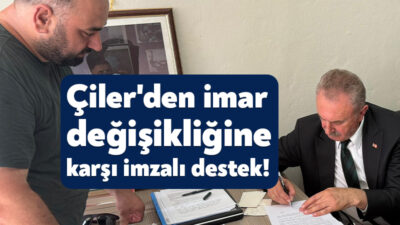 CHP Kocaeli Milletvekili Nail Çiler, Dilovası halkının başlattıkları imza kampanyasına