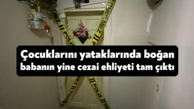 Kocaeli'de 10 ve 13 yaşlarındaki iki çocuğunu boğarak öldüren ve