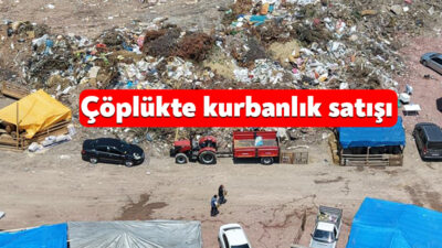 Kocaeli'nin köylerinden gelen satıcılara belediye çöplük alanda yer verdi. Duruma