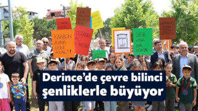 Derince Belediyesi’nin Türkiye Çevre Haftası kapsamında düzenlediği Çevre Haftası Şenlikleri