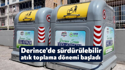 Derince Belediyesi, “Daha temiz ve çevre dostu bir Derince” vizyonu