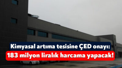 EAE Elektrik Asansör Endüstri Şirketi, Dilovası OSB’deki kimyasal arıtma tesisinde