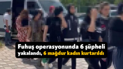 Kocaeli ve İstanbul'da yapılan eş zamanlı fuhuş operasyonunda 6 şüpheli