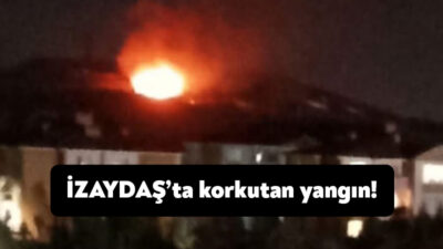 Kocaeli’nin önemli çevre tesislerinden biri olan İZAYDAŞ’ta yangın çıktı. Henüz