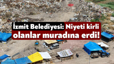 İzmit Belediyesi, kurban pazarı alanına dair yaşanan tartışmalar hakkında yeni