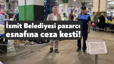 İzmit Belediyesi, Doğu Kışla Perşembe Pazarı Alanı’nda pazarcı esnafına vatandaşa
