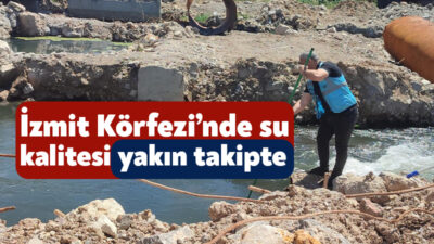 Kocaeli Büyükşehir Belediyesi, İzmit Körfezi’ne akan 12 dereyi düzenli olarak