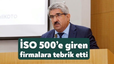 Kocaeli Ticaret Odası Başkanı Necmi Bulut, İstanbul Sanayi Odası’nın (İSO)