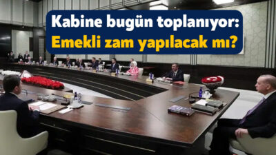 Cumhurbaşkanlığı Kabinesi iki haftalık aranın ardından bugün Cumhurbaşkanı Erdoğan’ın başkanlığında