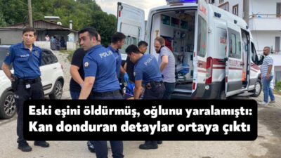 Kocaeli'nin Gölcük ilçesinde eski eşini öldürüp, oğlunu yaralayan sanık Mustafa