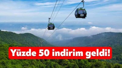 Büyükşehir Belediyesi, Kurban Bayramı dolayısıyla Kartepe Teleferik hattında vatandaşlara yüzde