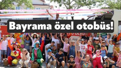 Kartepe Belediyesi, Kurban Bayramı süresince çocukların yüzünü güldüren renkli bir