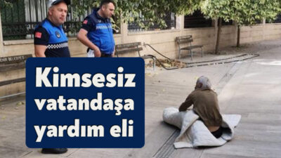 Gebze'de cami avlusunda bulunan ve kimsesiz olduğu anlaşılan vatandaş, zabıta