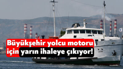 Kocaeli Büyükşehir Belediyesi, deniz ulaşımında kullanılmak üzere bir adet yolcu