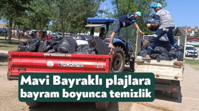 Kocaeli Büyükşehir Belediyesi ekipleri, Kurban Bayramı boyunca Kandıra sahillerinde görev