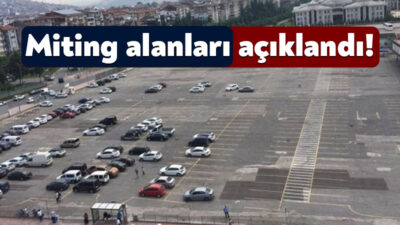 Kocaeli Valiliği yaptığı açıklamayla toplantı ve gösteri yürüyüşü alanlarını açıkladı.
