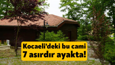 Kocaeli'nin İzmit ilçesinde bulunan Işıklı Cami, çivi kullanılmadan inşa edilen