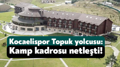 Trendyol Süper Lig’in yeni ekiplerinden Kocaelispor’da yeni sezon öncesi kamp