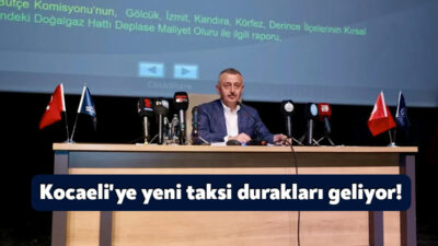 Kocaeli Büyükşehir Belediyesi, 7 ilçedeki 29 taksi durağının 10 yıllık