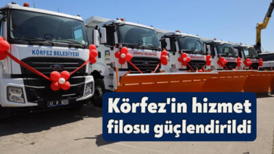 Körfez Belediyesi, hizmet kalitesini artırmak amacıyla 20 yeni aracı daha