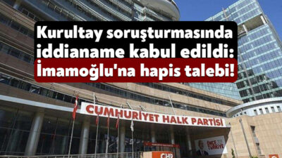 Ankara Cumhuriyet Başsavcılığınca CHP’nin 38. Olağan Kurultayı’nda "para karşılığı oy