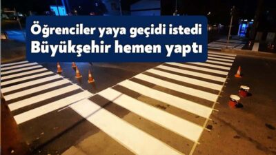Gebze Fevzi Çakmak İlkokulu öğrencilerinin trafik yoğunluğu nedeniyle talep ettikleri