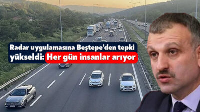 İçişleri Bakanlığı’nın radar uygulamasına tepki bu kez Beştepe’den geldi. Cumhurbaşkanı