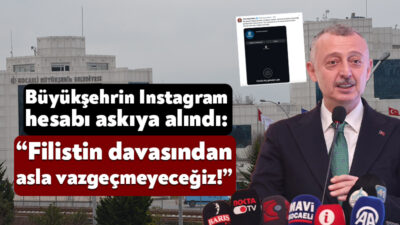 Kocaeli Büyükşehir Belediye Başkanı Doç.Dr.Tahir Büyükakın, Kocaeli Büyükşehir Belediyesi’nin Instagram