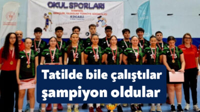 Kocaeli'nin Kartepe ilçesindeki Ertuğrul Gazi Anadolu Lisesi Korfbol Takımı, 3