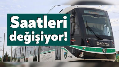 Kocaeli Büyükşehir Belediyesi, 23 Haziran’dan itibaren otobüs ve tramvaylarda yaz