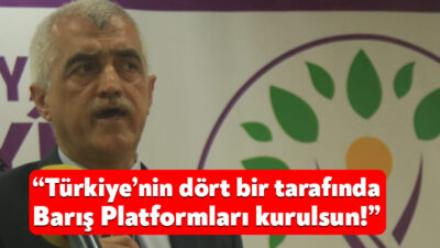 DEM Parti Kocaeli 2. İl Kongresinde konuşan DEM Parti Kocaeli
