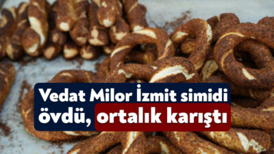 İzmit simidini, ünlü gastronomi yazarı Vedat Milor'un övgüsüyle yeniden