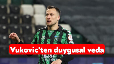 Kocaelispor’da sözleşmesi biten Josip Vukovic ile yollar ayrıldı. Vukovic, veda